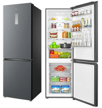 Lodówka TCL RP318BXE2 Pełny No Frost 185cm Srebrna OUTLET