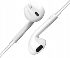 Słuchawki Devia przewodowe Smart Earpods douszne białe