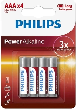 Bateria Philips AAA LR03 Alkaline 4szt