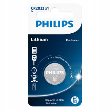Bateria Philips CR2032 Litowa Blister 1szt