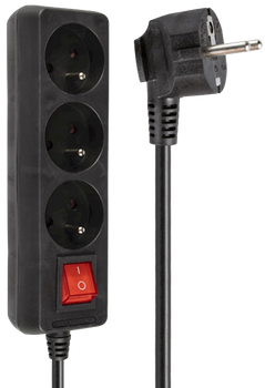 LIBOX PRZEDŁUŻACZ 5M 3GN+0+WYŁ. LB-0081-5 czarny