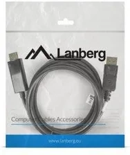 Lanberg kabel displayport  (m) v1.1->hdmi (m) 1.8m