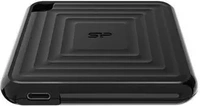 Dysk zewnętrzny Silicon Power Ssd Pc60 256Gb Usb-C 540/500 Mb/S Usb 3.1 Typ-C Black